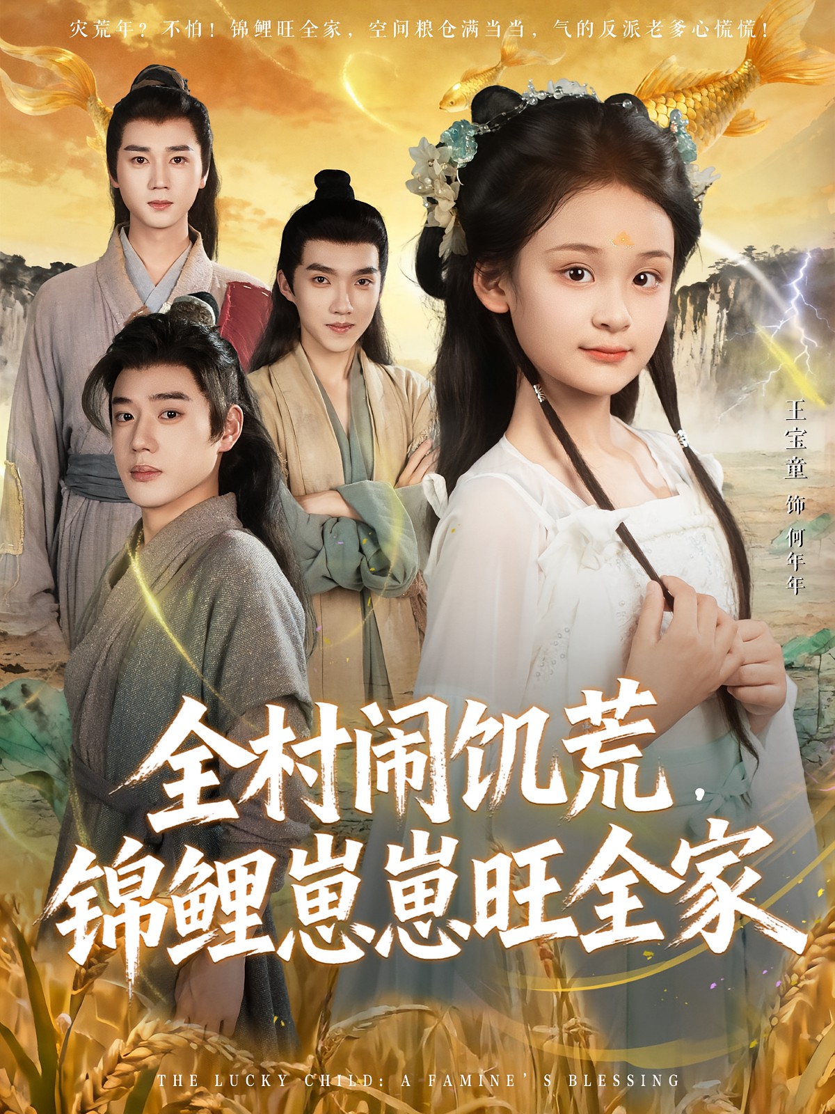 全村鬧饑荒，錦鯉崽崽旺全家(全集)